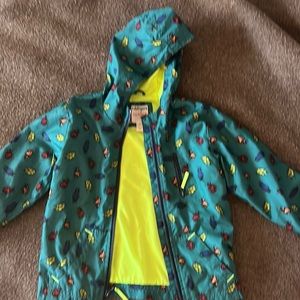Kids bug rain jacket